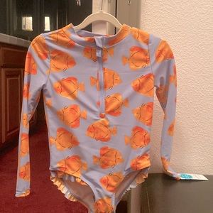 Swim one piece fish design 5T